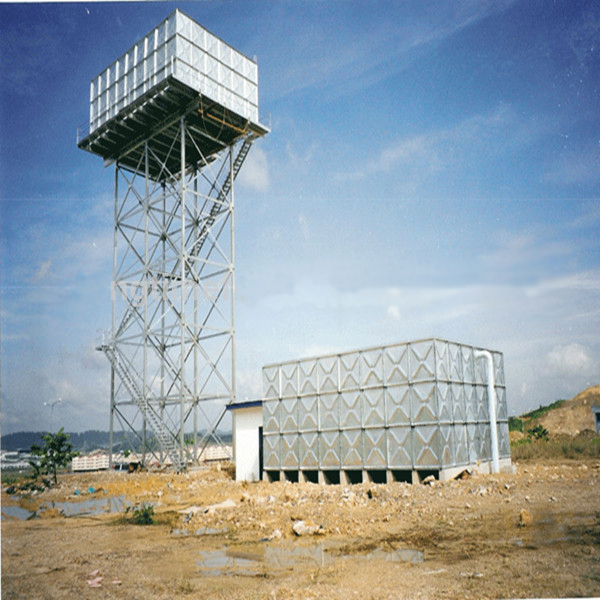 Steel Structure Support Frame for Galvanized Water Tank