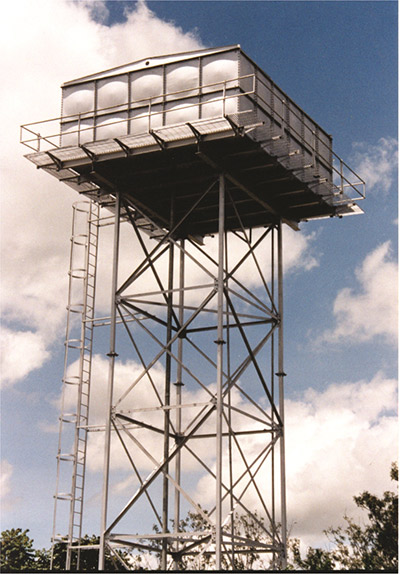 Steel Structure Support Frame for Galvanized Water Tank