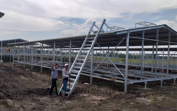 steel workshop Large span S275JR Steel for shopping center