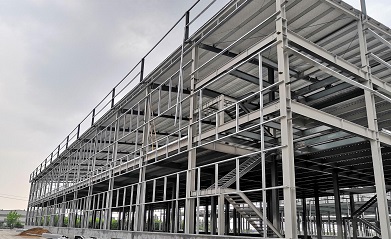 steel workshop Large span S275JR Steel for poultry