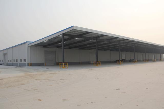 Structural Steel Logistics Warehouse