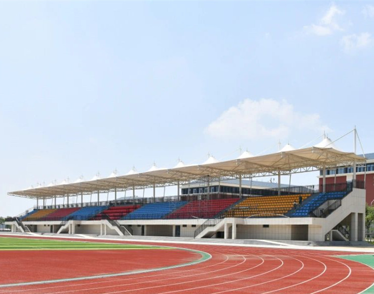 Professional Pipe Truss Stadium Design Steel Structure