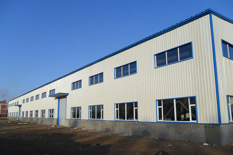 Prefabricated Structural Steel Building For Production Workshop