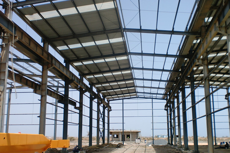 Prefabricated Metal Steel Structure For Workshop