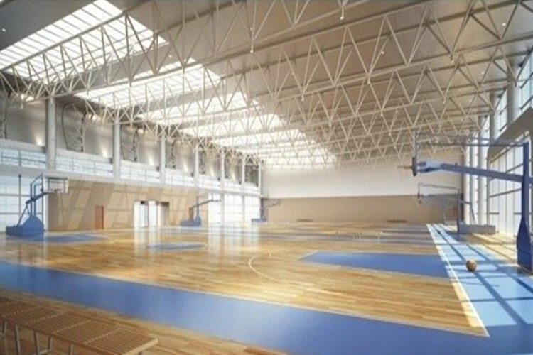 Steel Structure Gymnasium Design Clear Span For Indoor Basketball Court 