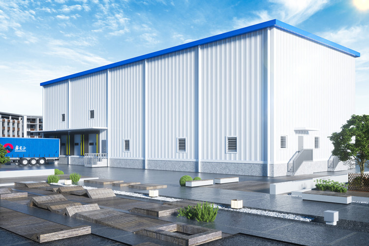 Fireproof Metal Frame Warehouse Steel Structure Building 