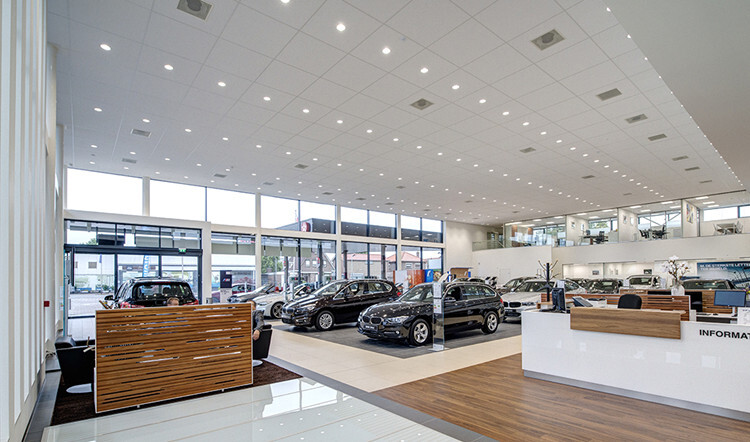 Steel Structure Buildings For Car Showroom and Workshop