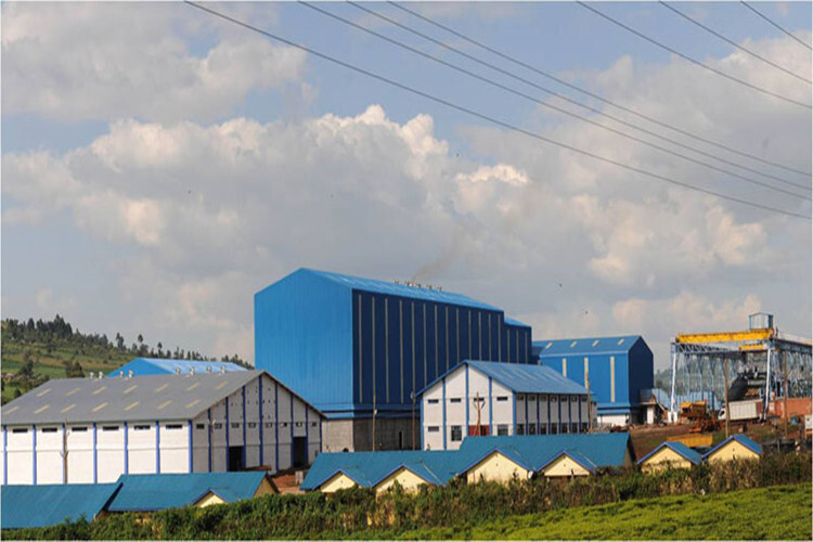 Steel Structure Building Design For Sugar Processing Factory