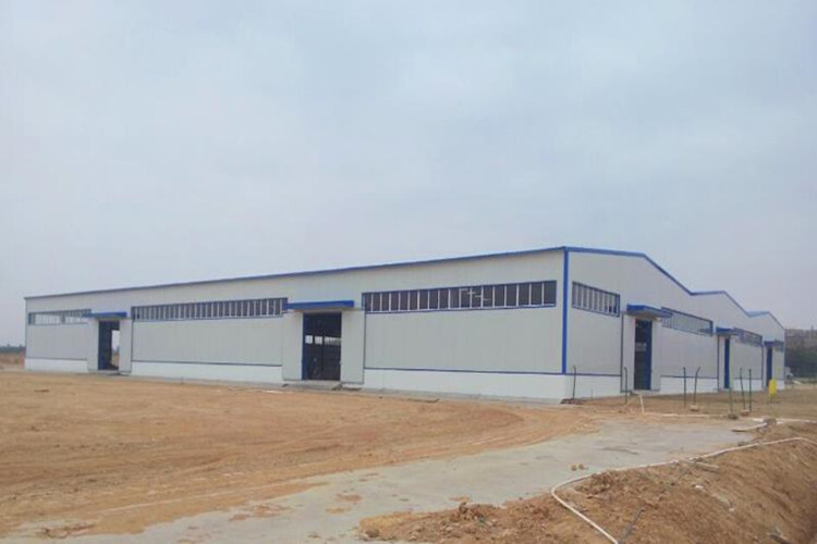 Metal Frame Building For Prebricated Workshop Structure 