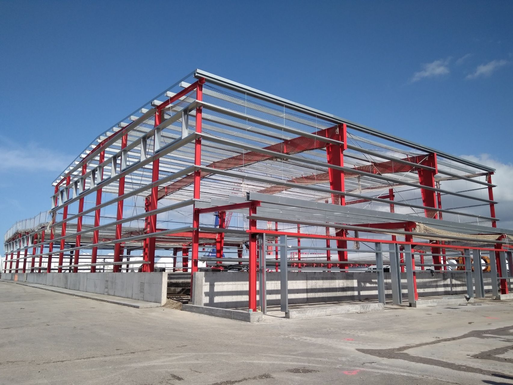 steel workshop Large span Q355 Steel for rent