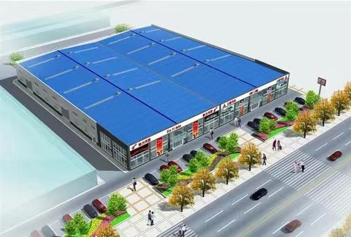 Prefabricated house Steel Structure Supermarket